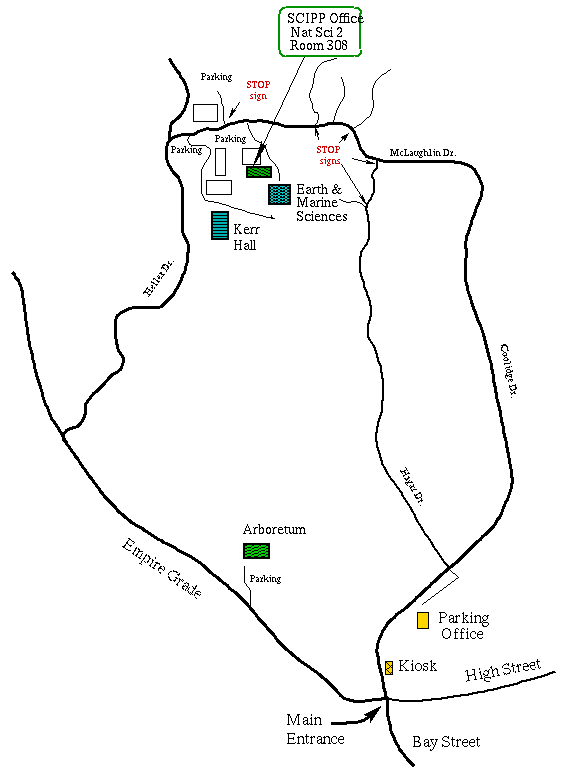 Map Of Ucsc
